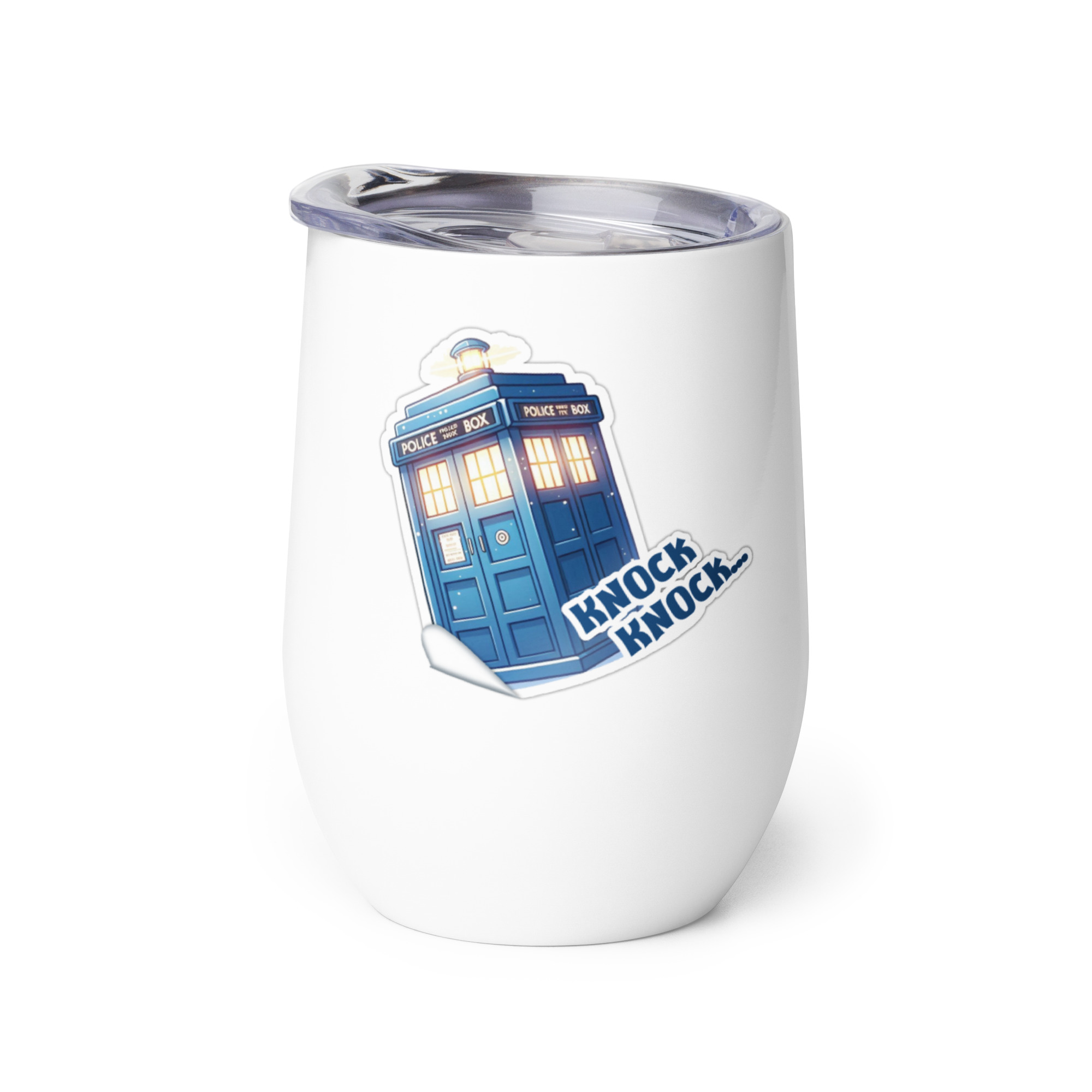 Who's There Wine Tumbler