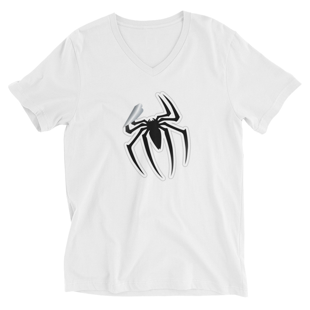 Spider-Man Logo Unisex Short Sleeve V-Neck T-Shirt